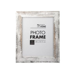 Picture Frame, Rustic White Stressed, 28 x 35.5cm